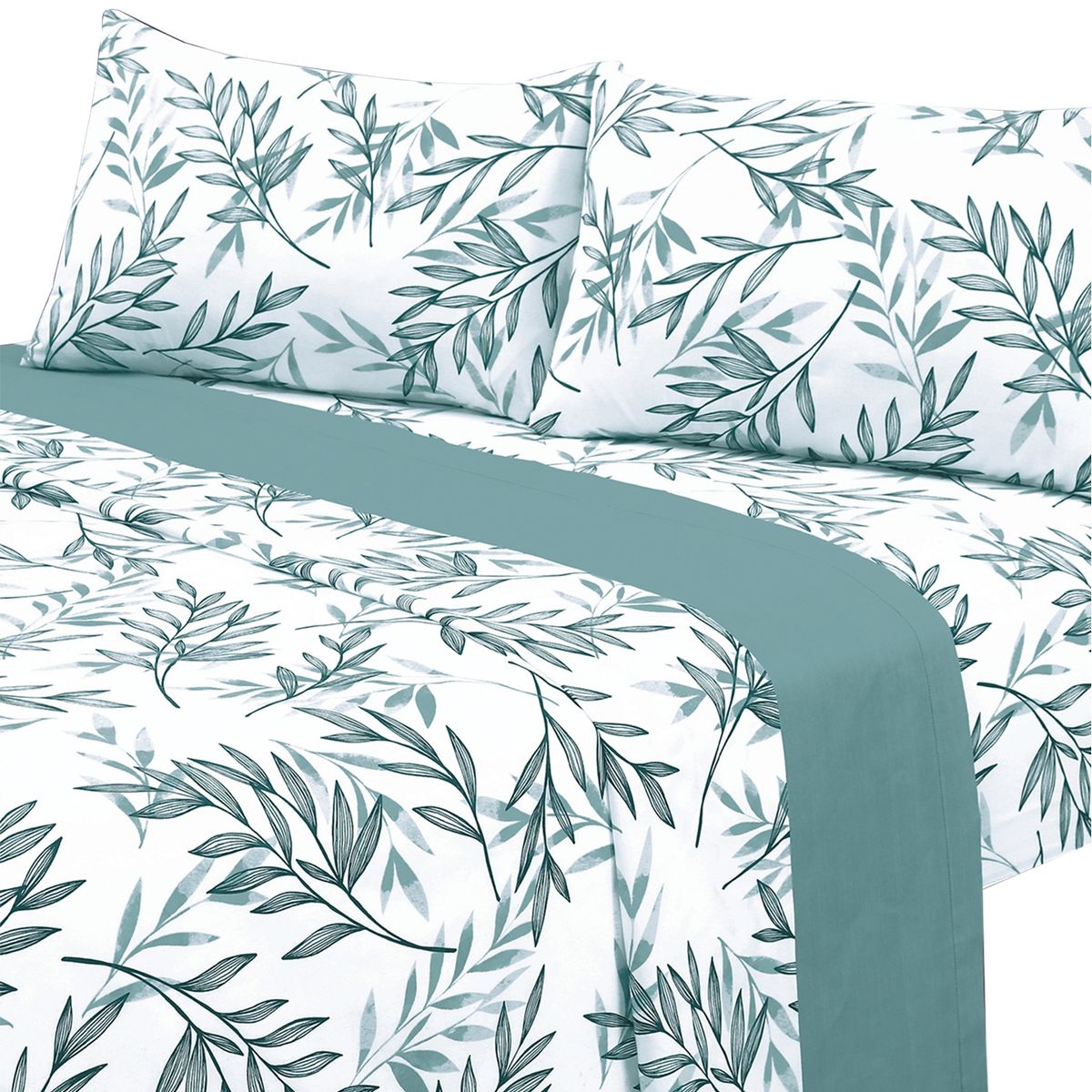 MALLORCA - Juego de Sabanas T144 2 Plazas Ambrosia Indigo