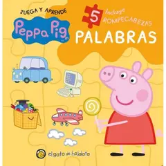EL GATO DE HOJALATA - Rompecabezas-Peppa Pig Palabras