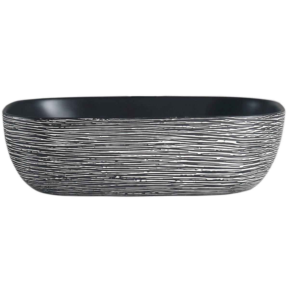 DOMSA - Lavamanos Sobreponer Domsa SLC895-CINTA BLANCA  / 47x33x14cm