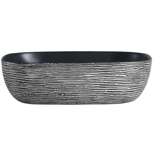 DOMSA - Lavamanos Sobreponer Domsa SLC895-CINTA BLANCA  / 47x33x14cm