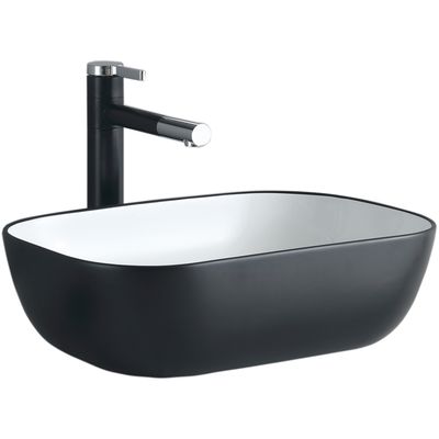 Imagen 2 del producto Lavamanos Sobreponer SLC895-BLACK OR WHITE 47x33x14cm