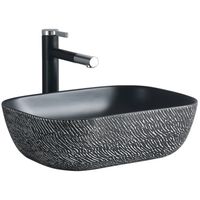 Lavamanos Sobreponer SLC895-ARENA PLATEADA 47x33x14cm