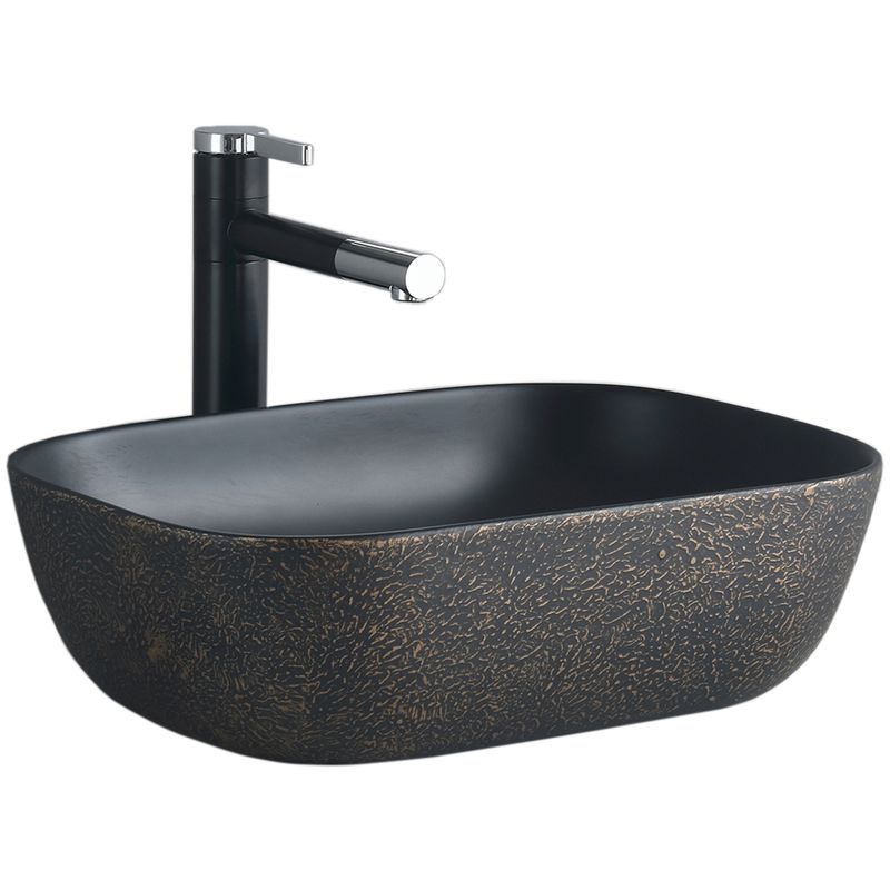 DOMSA - Lavamanos Sobreponer Domsa SLC895-ARENA DORADO  47x33x14cm