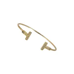 GENERICO - Pulsera Mujer Rock microcircones engastados