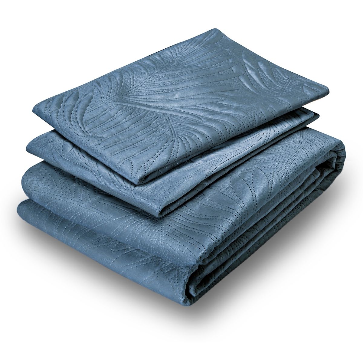 MALLORCA - Quilt Liso Velvet Ibiza Petroleo Superking