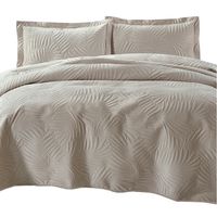 Quilt Liso Velvet Ibiza Crudo 2 Pzas