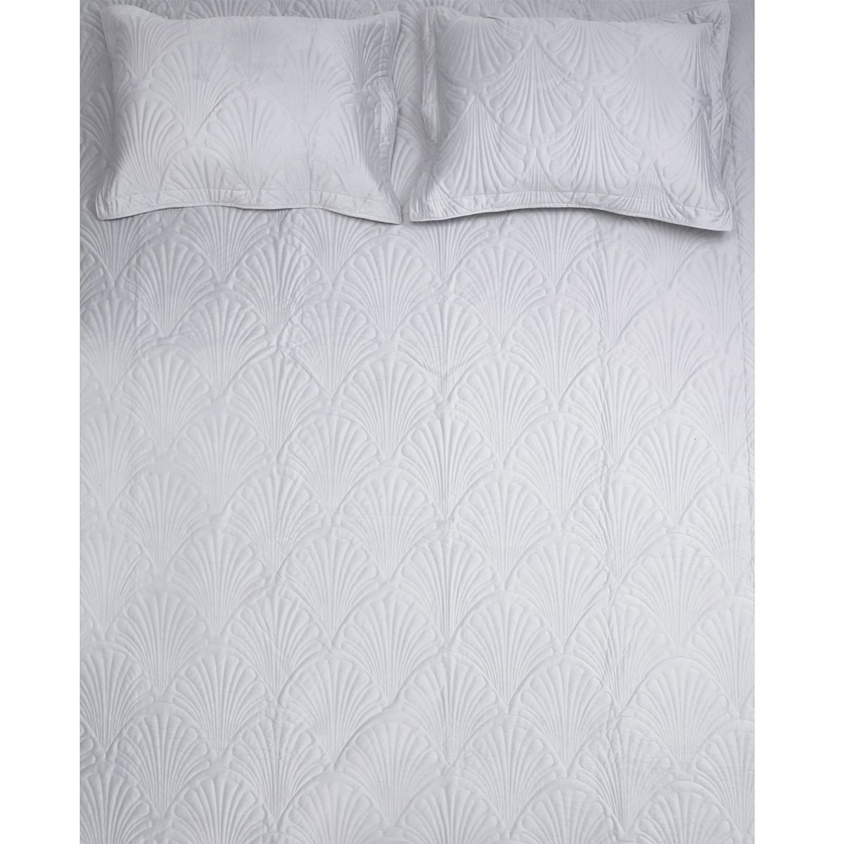 MALLORCA - Quilt Liso Velvet Paris Gris Perla 1,5 Pzas