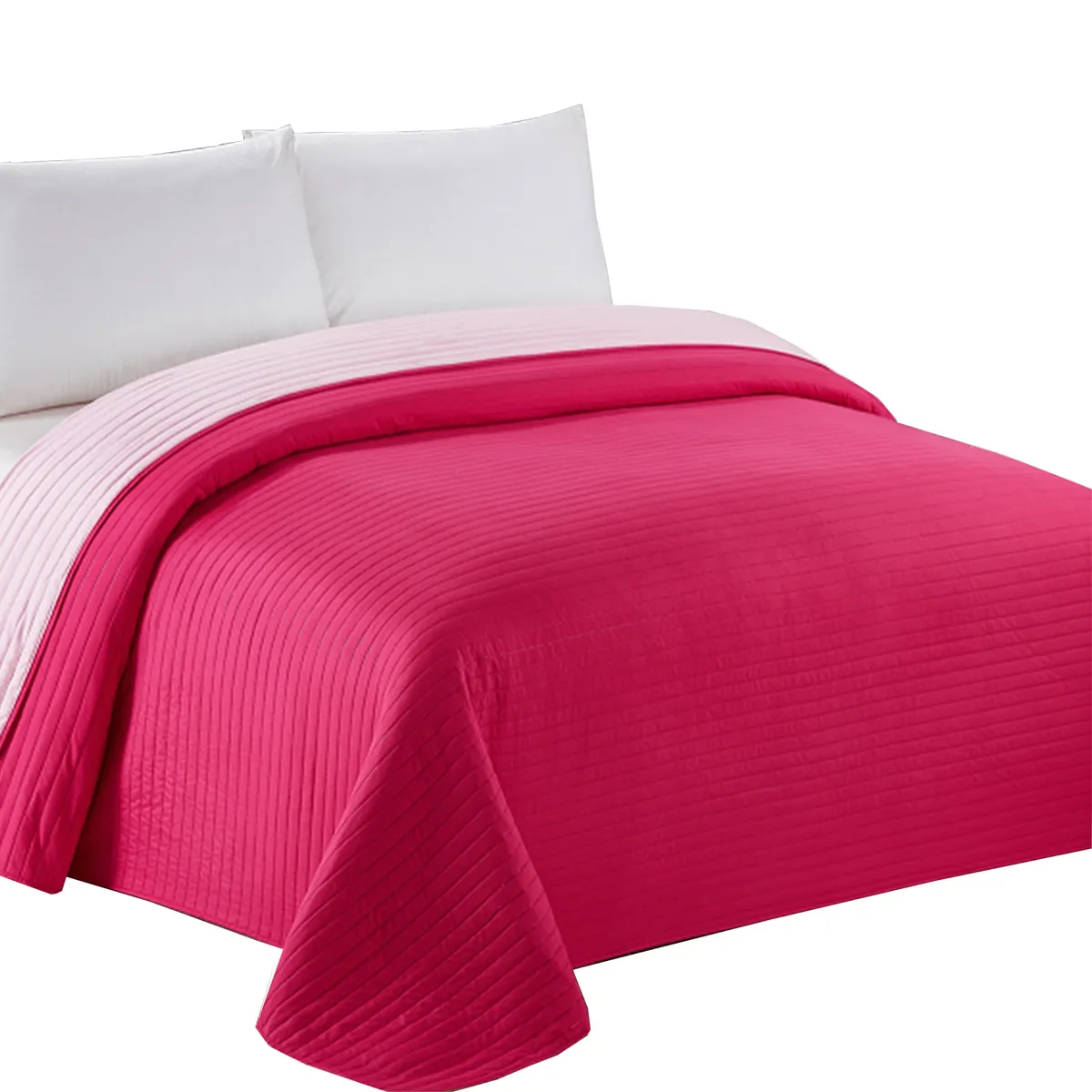 MALLORCA - Cobertor Liso 1,5 Plazas California Magenta