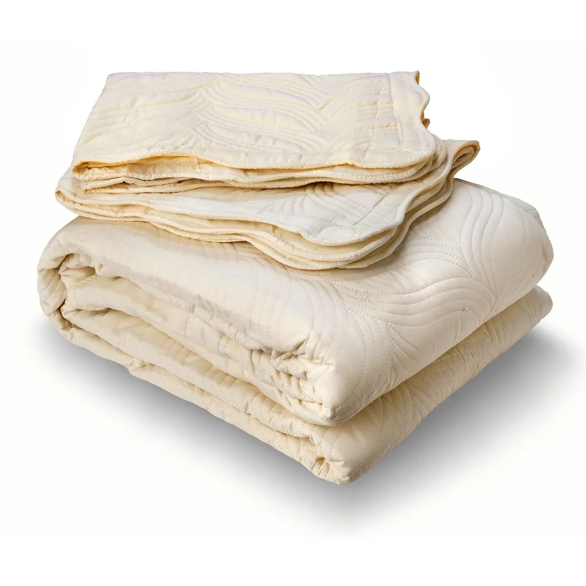 MALLORCA - Quilt Bordado 2 Plazas Versailles Crudo