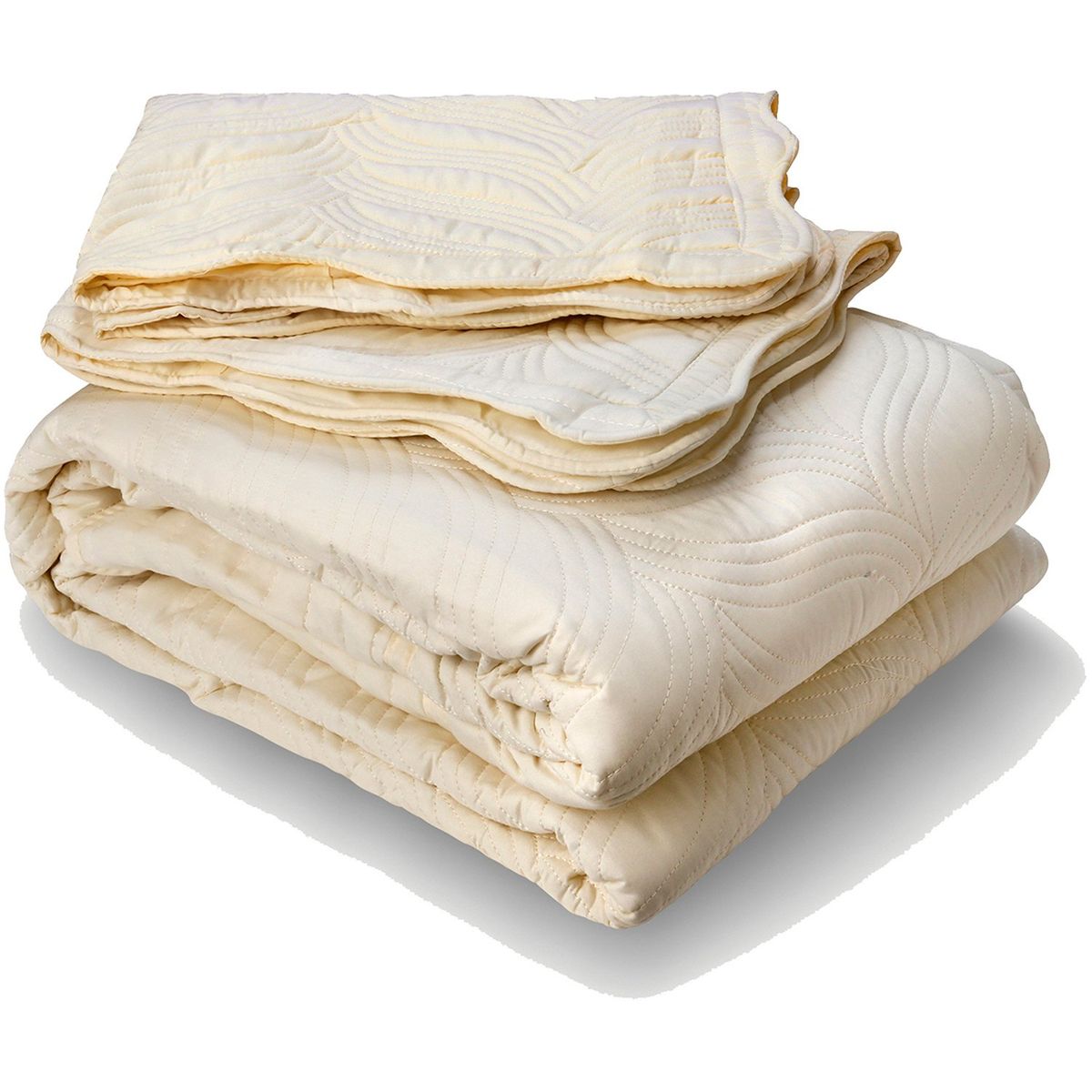 MALLORCA - Quilt Bordado 1,5 Plazas Versailles Crudo