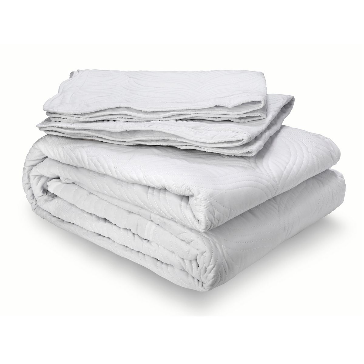 MALLORCA - Quilt Bordado 1,5 Plazas Versailles Blanco