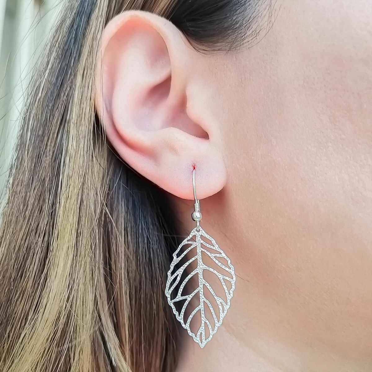 COGGIOLA - Aros Hoja Satinada Plata Fina 925