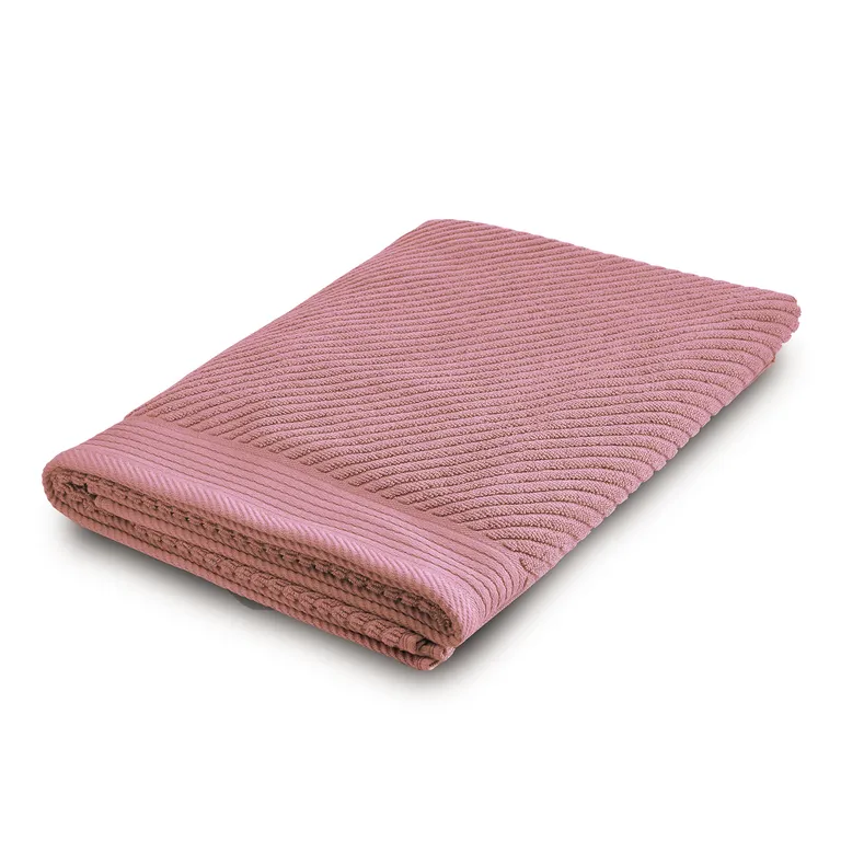 Toallon de Bano Jacquard Palo Rosa