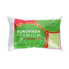SUEÑO BLANCO - Almohada premium mas funda verde claro 50x70 cm