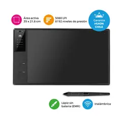 HUION - Tableta Gráfica Inalámbrica Inspiroy WH1409 V2