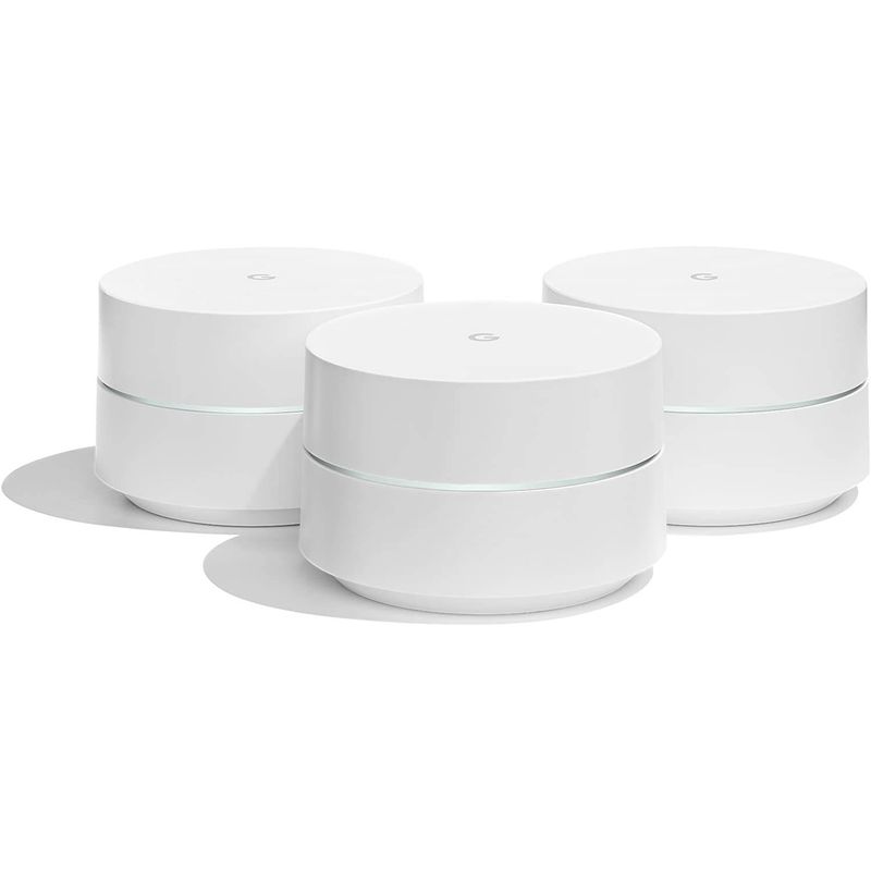 GOOGLE - Google Wifi Mesh Router Pack 3 Unidades Mejora Tu Señal Wifi