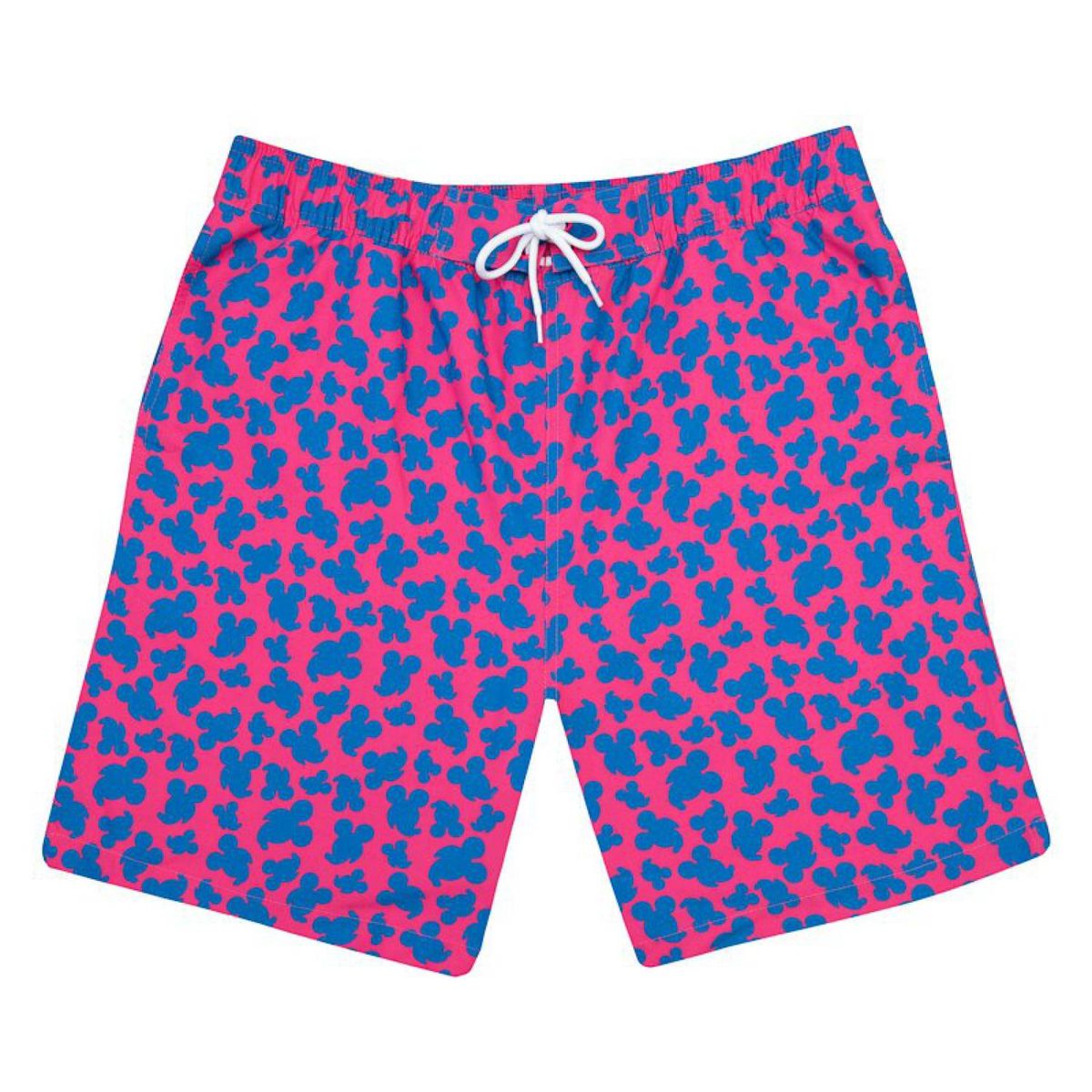 DISNEY - Traje De Baño Hombre Mickey Silueta Rojo Disney