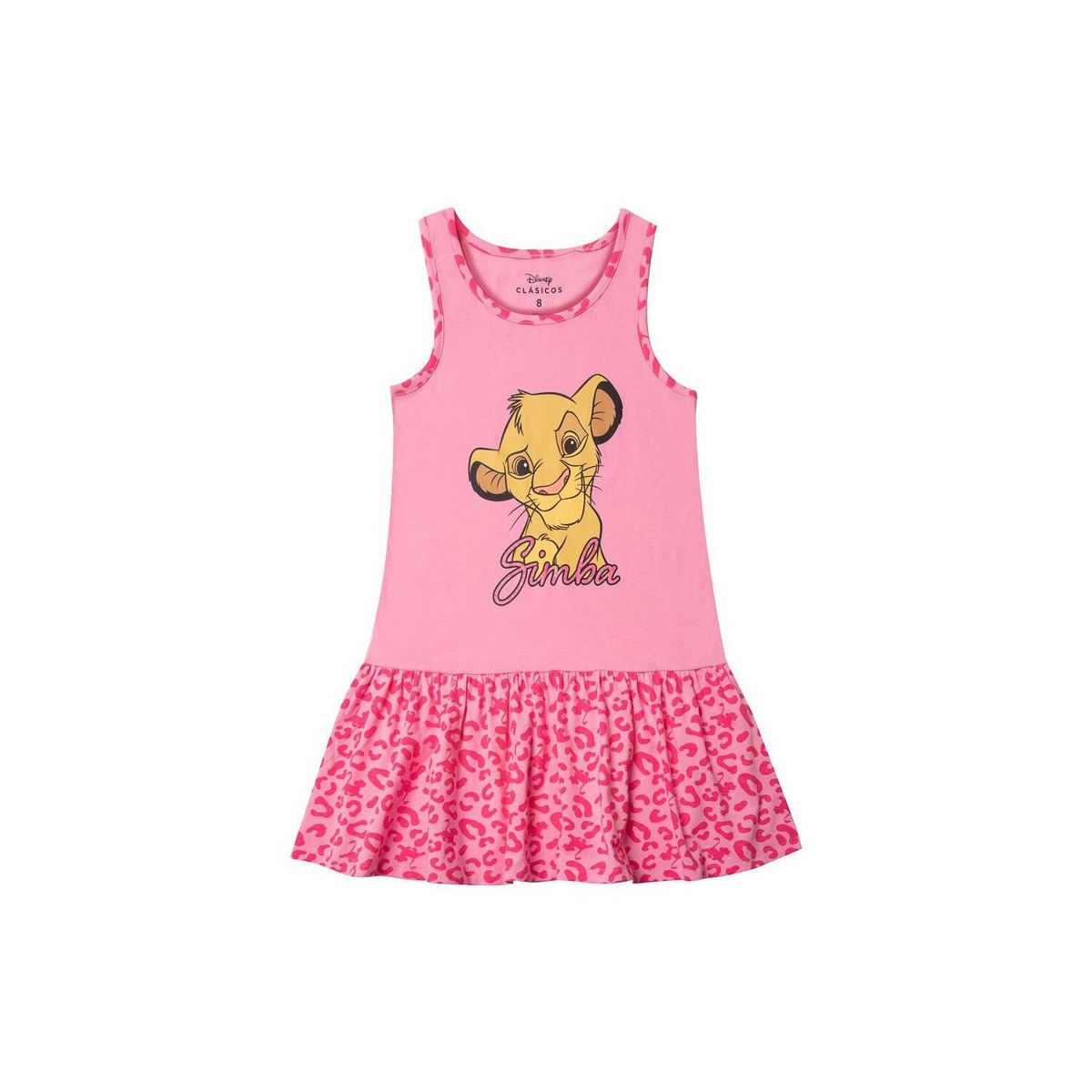 DISNEY - Vestido Niña Rey Leon Cute Rosado Disney