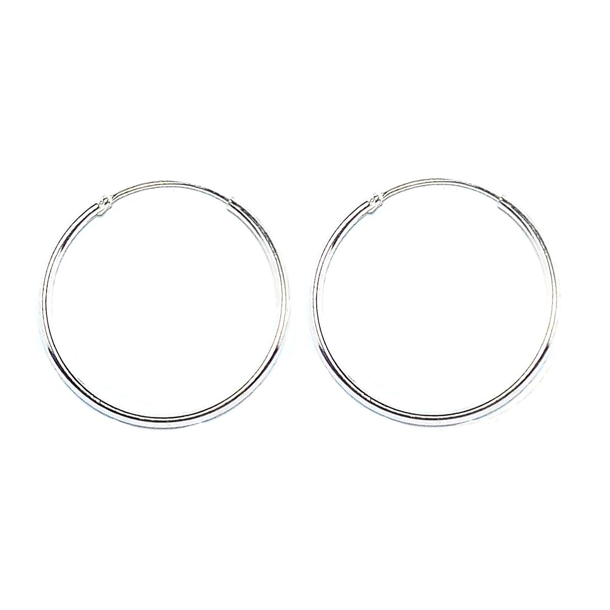 COGGIOLA - Aros Argollas 25mm Plata Fina 925