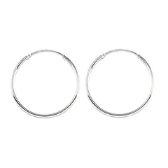 ANDREA COGGIOLA JOYAS - Aros Argollas 25mm Plata Fina 925
