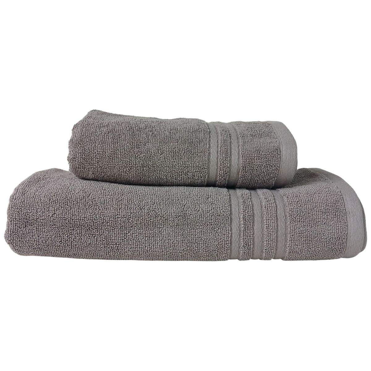 MALLORCA - Juego de Toallas de Baño Grecco Gris