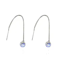 COGGIOLA - Aros Cristal Austriaco Aurore Boreale Colgante Plata Fina 925