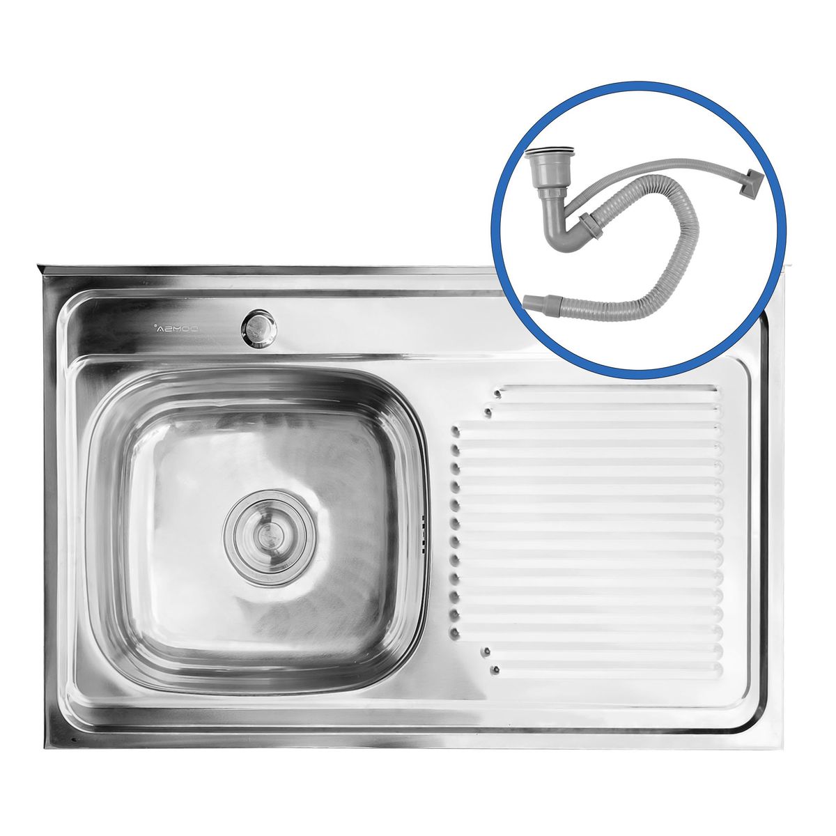 DOMSA - Cubierta Lavaplatos Domsa I8050R  80x50x14cm