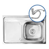 Cubierta Lavaplatos I8050I 80x50x14cm