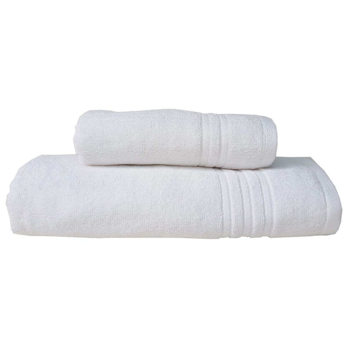 MALLORCA - Juego de Toallas de Baño Grecco Blanco