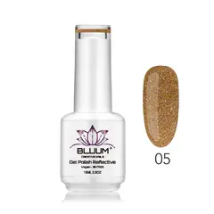 BLUUM - Esmalte Permanente Reflectivo Dorado 05 15ml