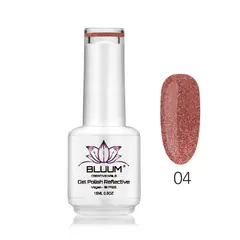 BLUUM - Esmalte Permanente Reflectivo Rojo 04 15ml