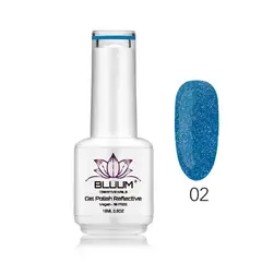 BLUUM - Esmalte Permanente Reflectivo Azul 02 15ml