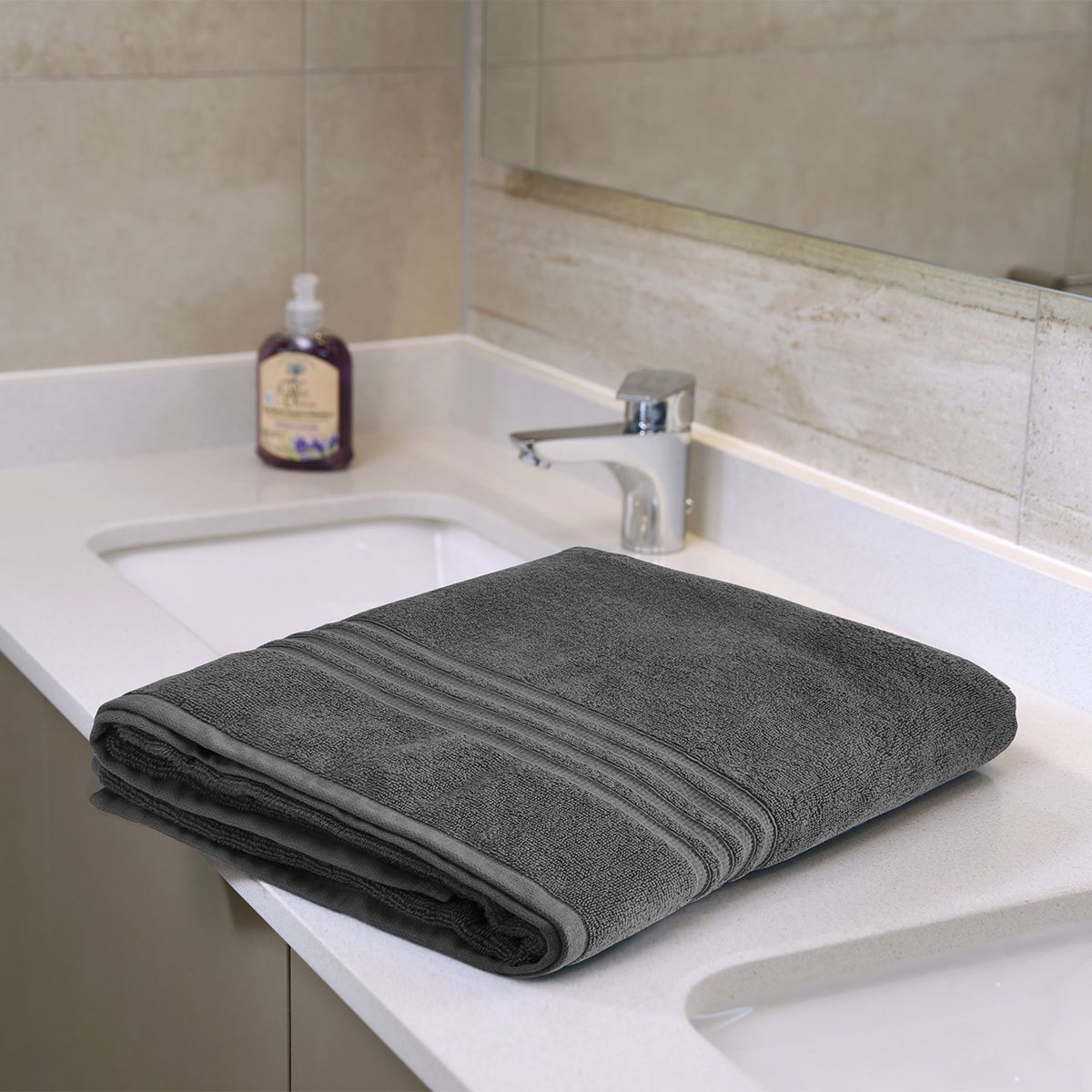 MALLORCA - Toallón de Baño Grecco Grafito