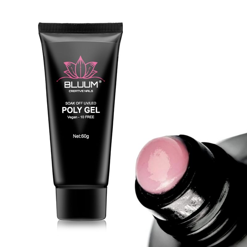 BLUUM - Polygel Rosado 06 60gr - Gel Para Uñas