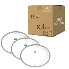 DOMSA - Pack 3 Lavamanos Bajo Cubierta 19# / 49x38x18cm