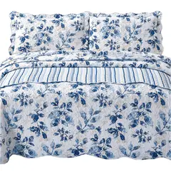 MALLORCA - Quilt Con Piecera Valentina 1,5 Plazas