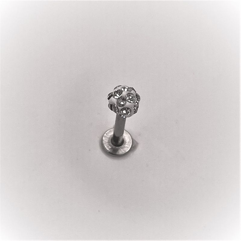GENERICO - Aros Mujer Piercing Labret circones Acero Philippa Joyas