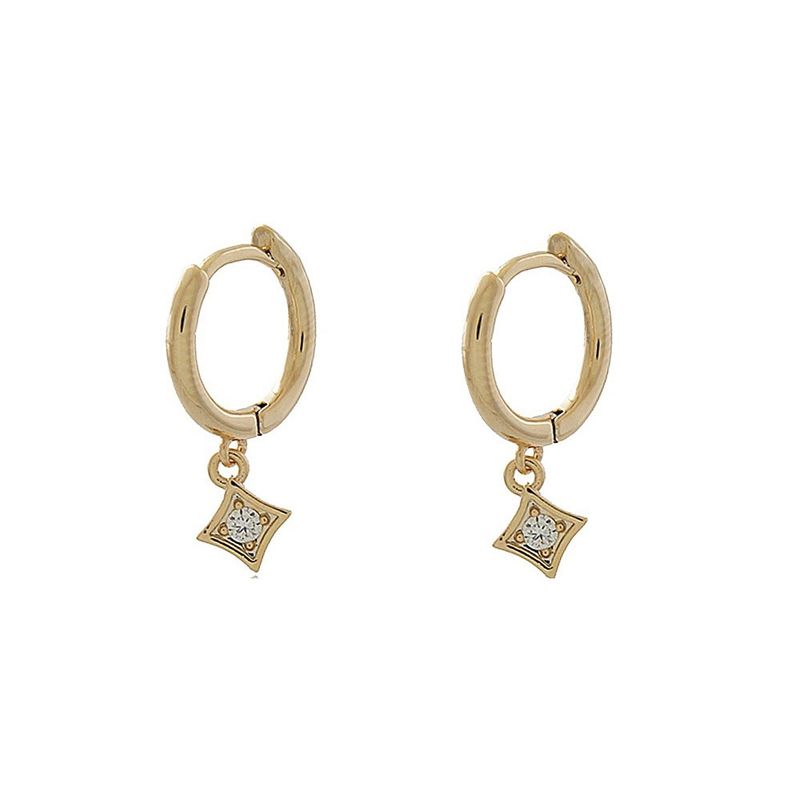 GENERICO - Aros Mujer Argollas Edith Bañado en Oro Philippa Joyas
