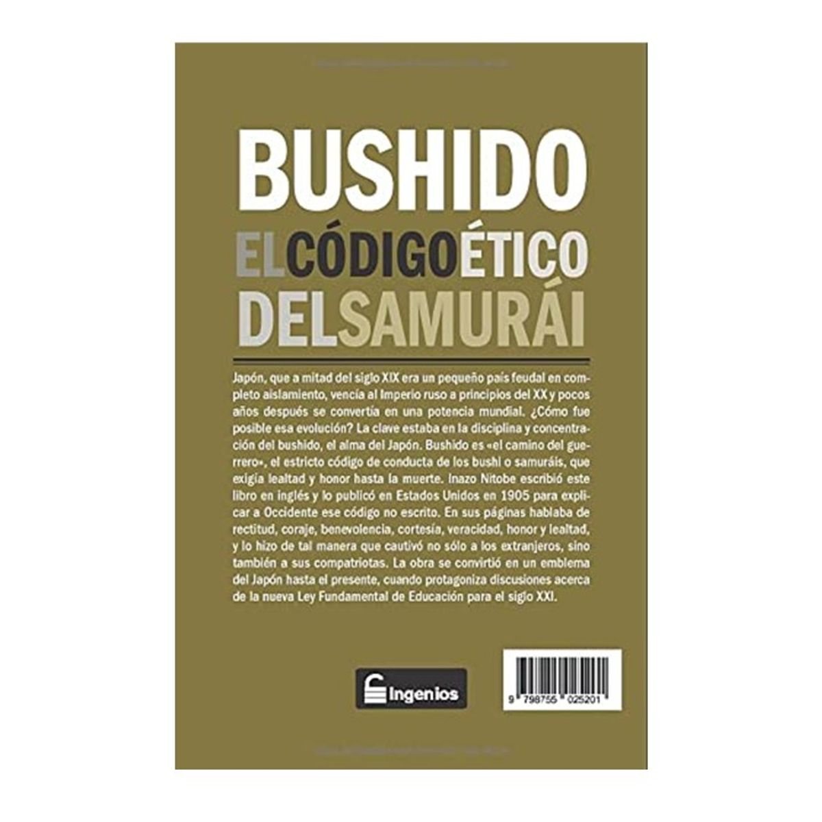 EDITORIAL BIBLOK - Bushido. El Código Ético Del Samurái