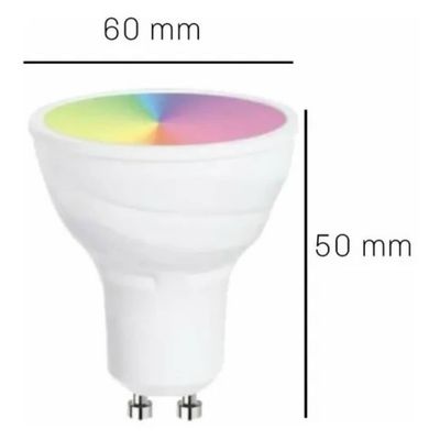 Imagen 2 del producto Ampolleta Smart Gu10 Wifi Rgb Control Desde Celular. Pack 10