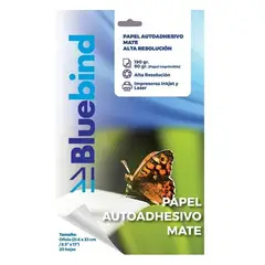 GENERICO - Papel Autoadhesivo Imprimible Oficio 20 Un.