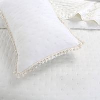 Cubrecama de Algodon 1.5 plazas Blanco Invierno.