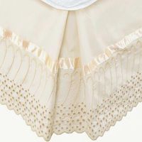 Faldón 144 hilos Broderie Amanda King Crudo