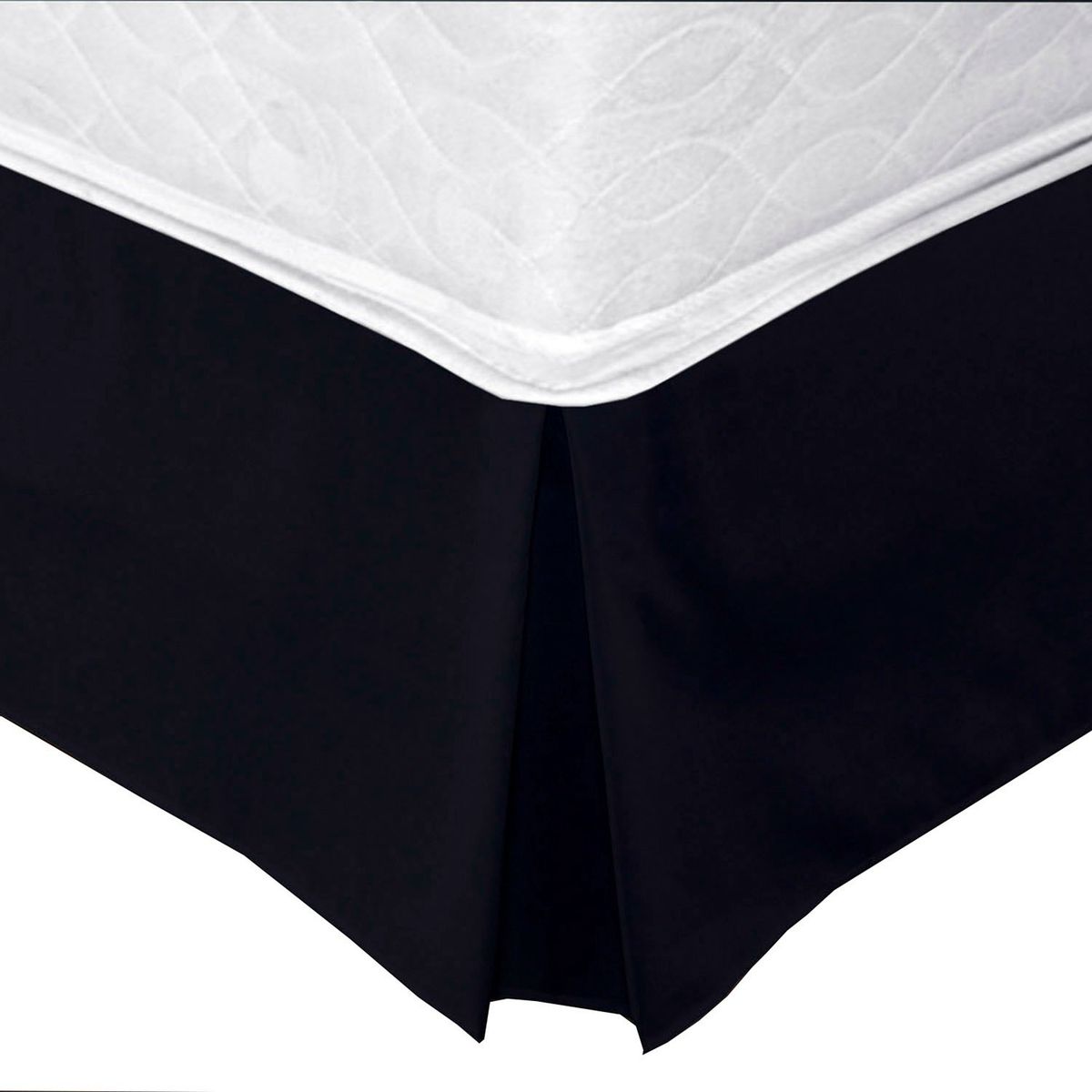 MALLORCA - Faldón 144 hilos Clásico Liso Superking Negro