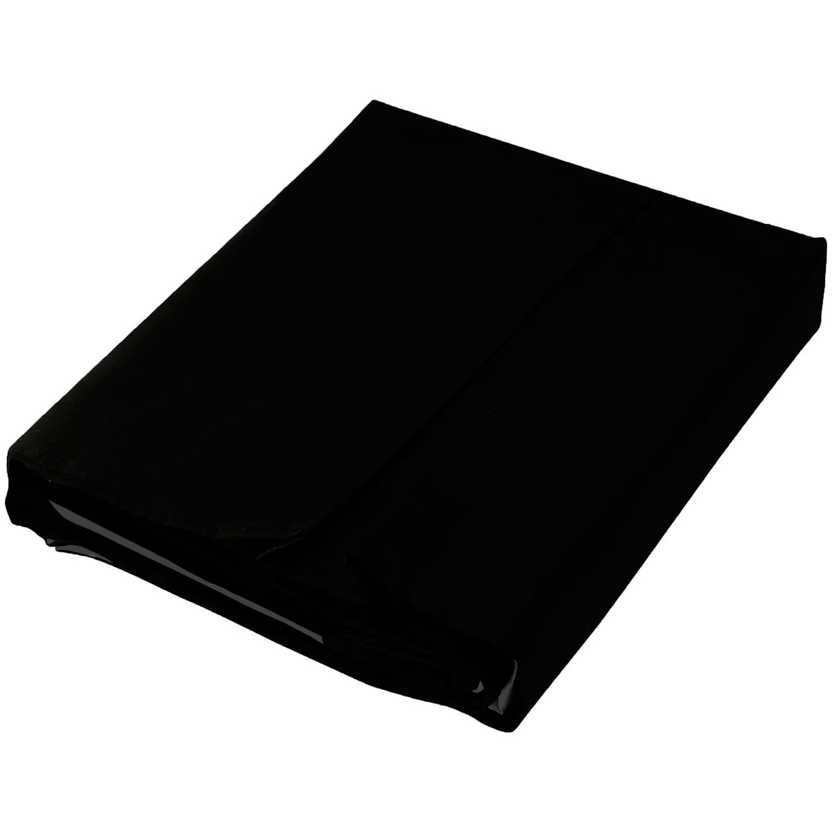 MALLORCA - Faldón 144 hilos Clásico Liso 1 Plaza Negro