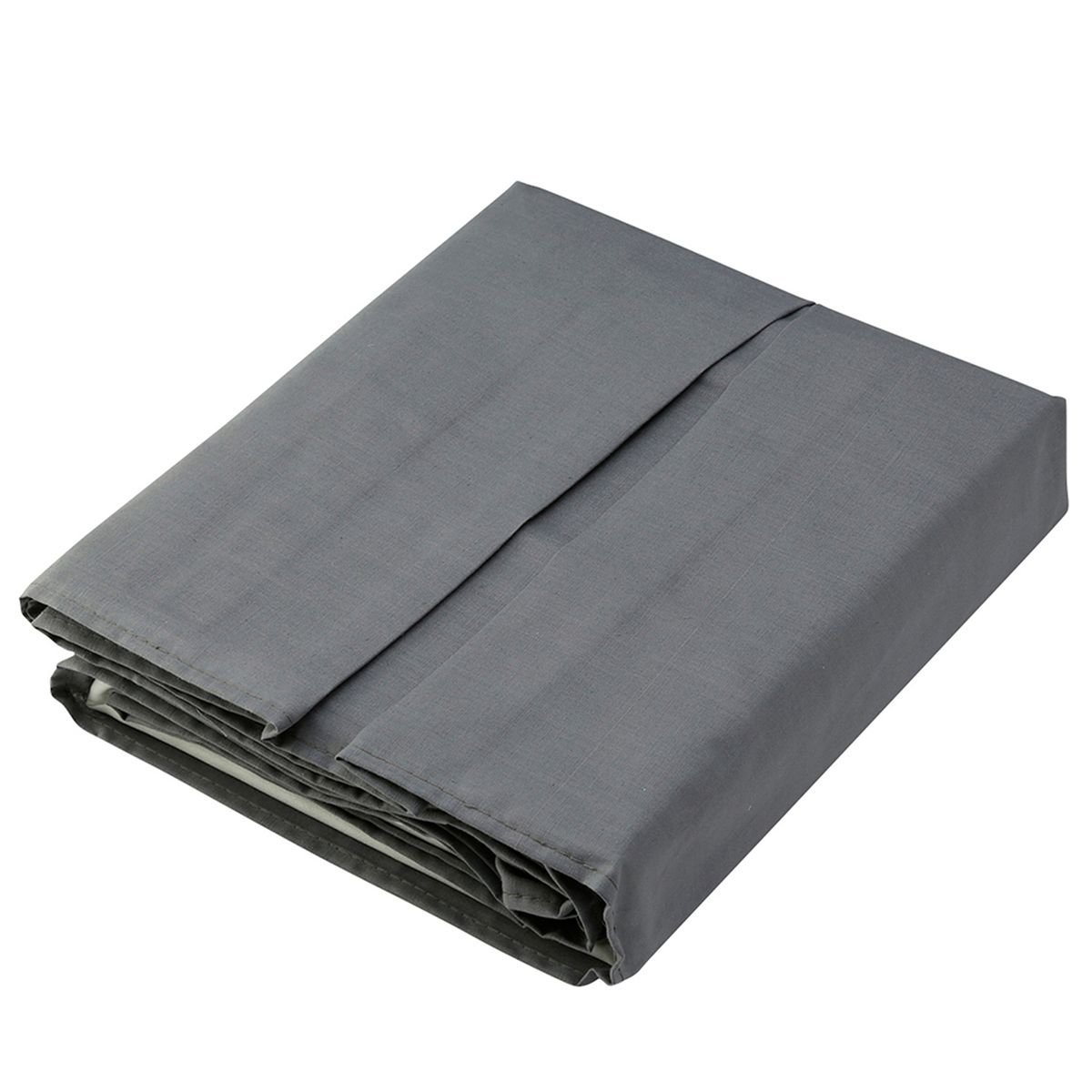 MALLORCA - Faldón 144 hilos Clásico Liso 1,5 Plazas Gris