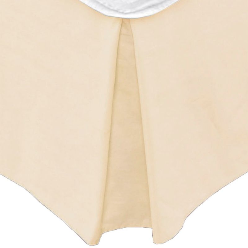 MALLORCA - Faldón 144 hilos Clásico Liso 1,5 Plazas Beige