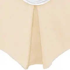 MALLORCA - Faldón 144 hilos Clásico Liso 1,5 Plazas Beige