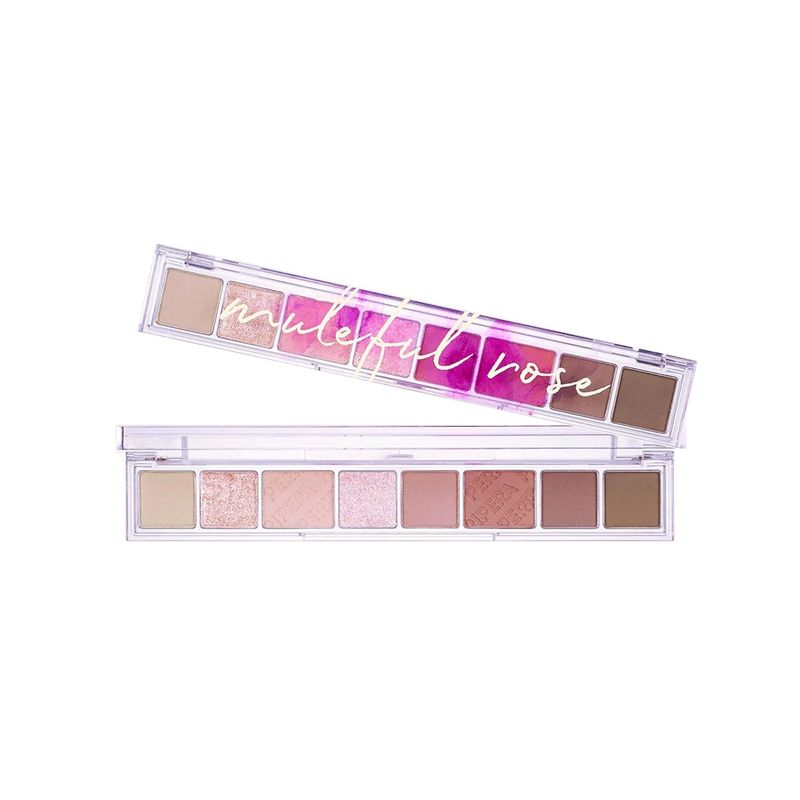 PERIPERA - Paleta de sombras ALL TAKE MOOD PALETTE 04 MUTEFUL ROSE