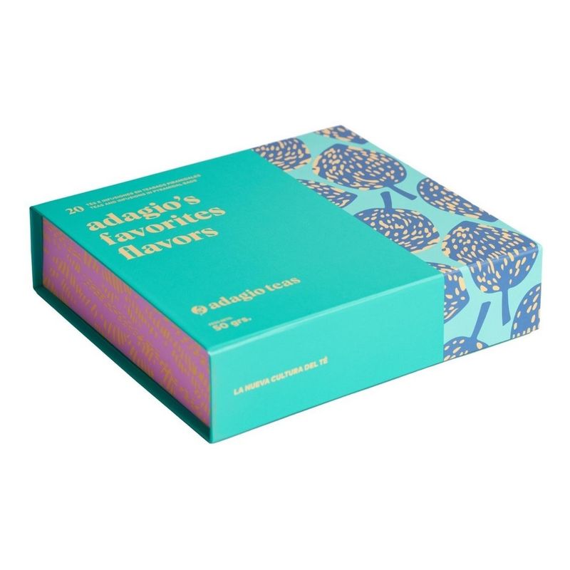 ADAGIO TEAS - Adagio Teas Pack 20 Teabags Flores Turquesa